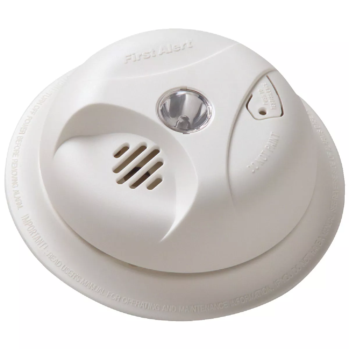 First Alert Battery Operated 9V Ionization Smoke Alarm with Light - photo 2
