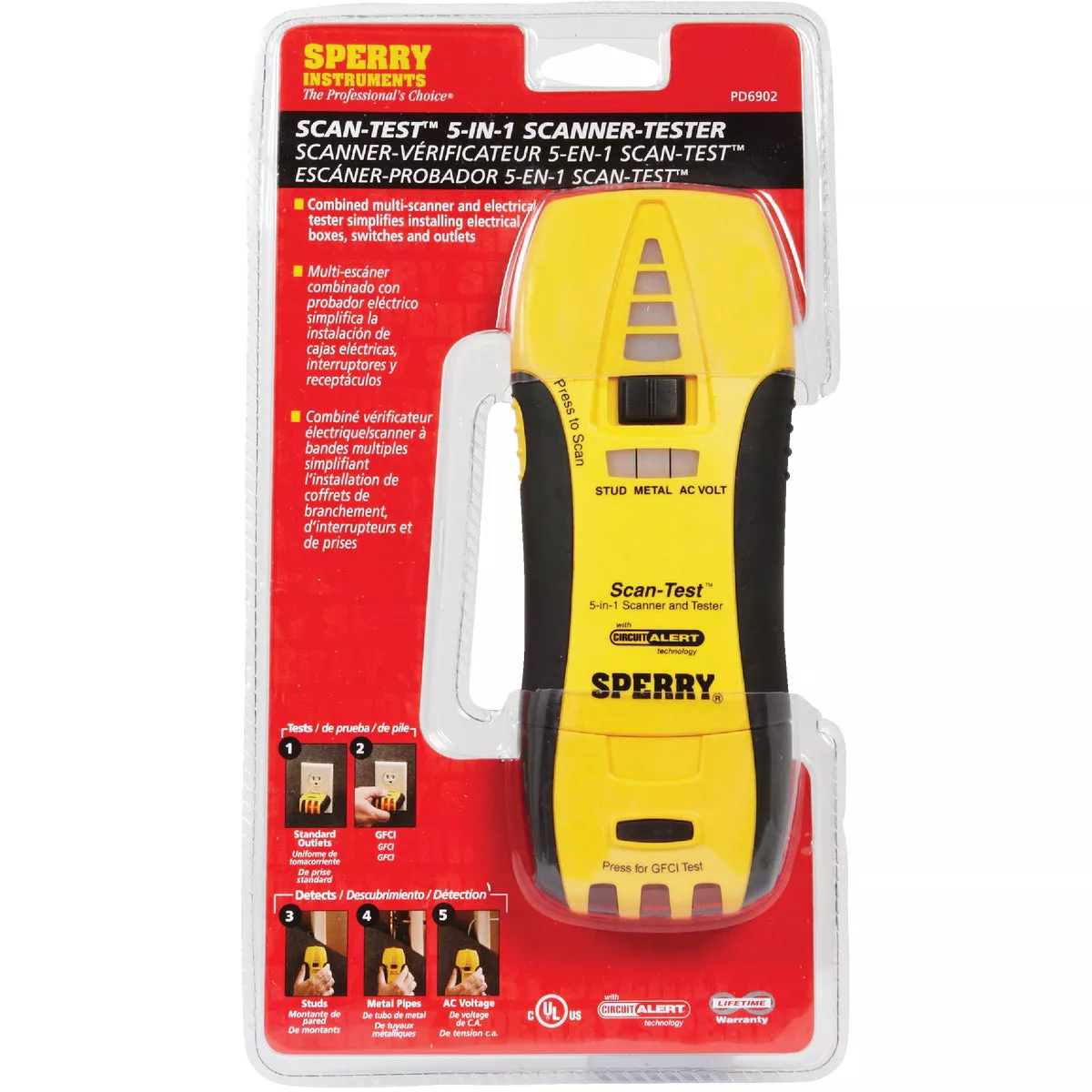 Gardner Bender Sperry Scan-Test 5-in-1 Scanner-Tester - photo 2