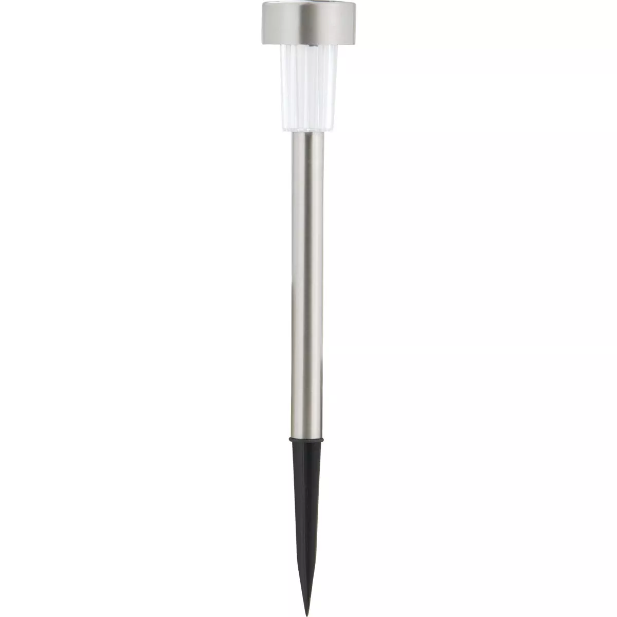 Outdoor Expressions Stainless Steel 2.10 Lumens Metal Mini Solar Path Light