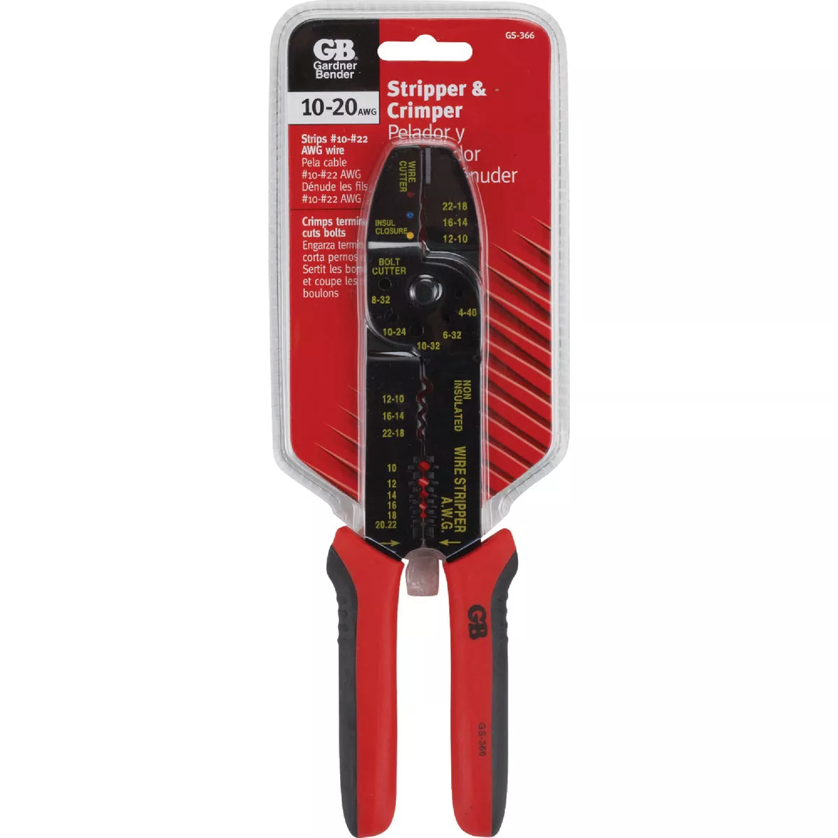 Gardner Bender 8 In. 10 AWG to 20 AWG Stainless Steel Multi Wire Stripper - photo 2