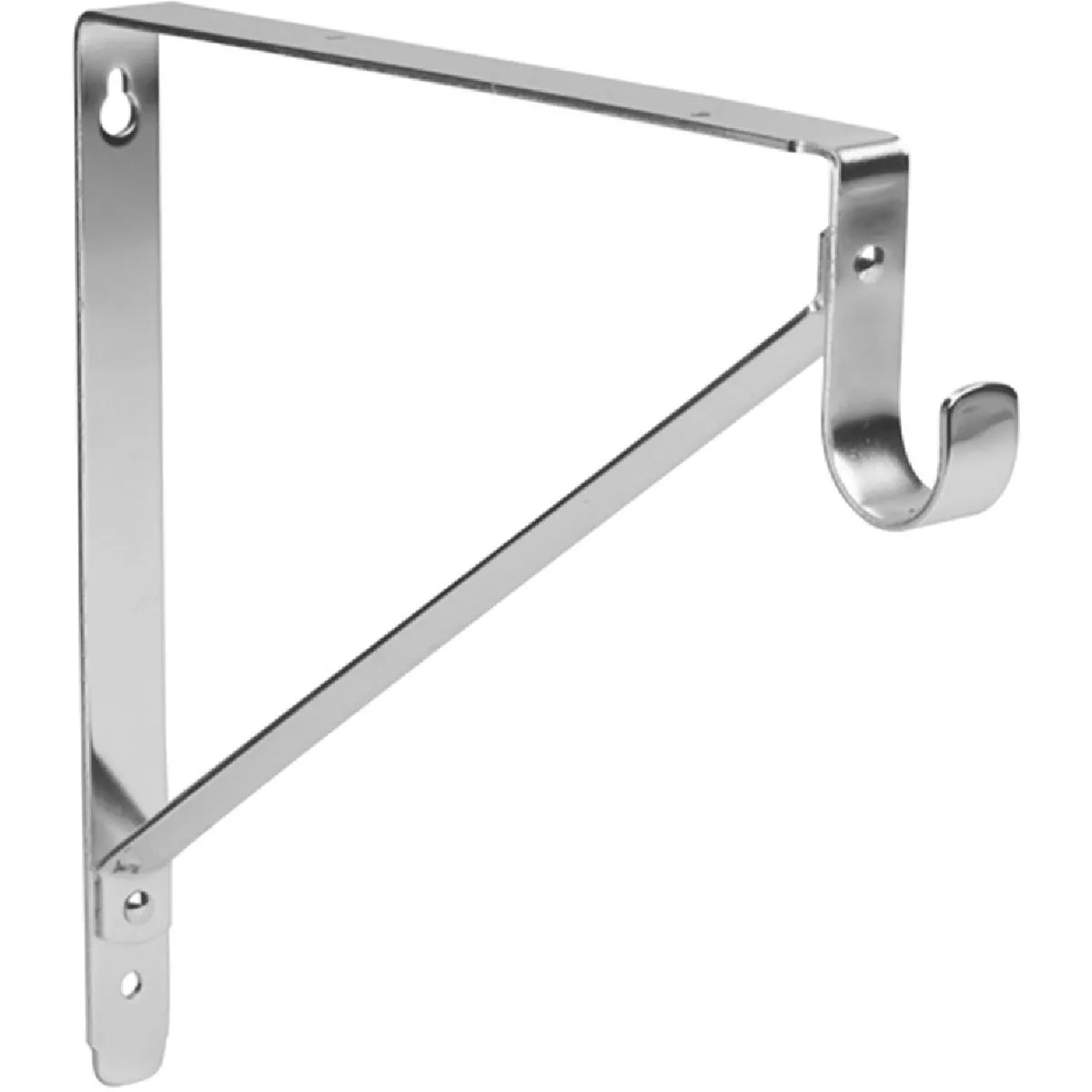 Lido Polished Chrome Lido Shelf & Rod Bracket 1-5/16" Tubing