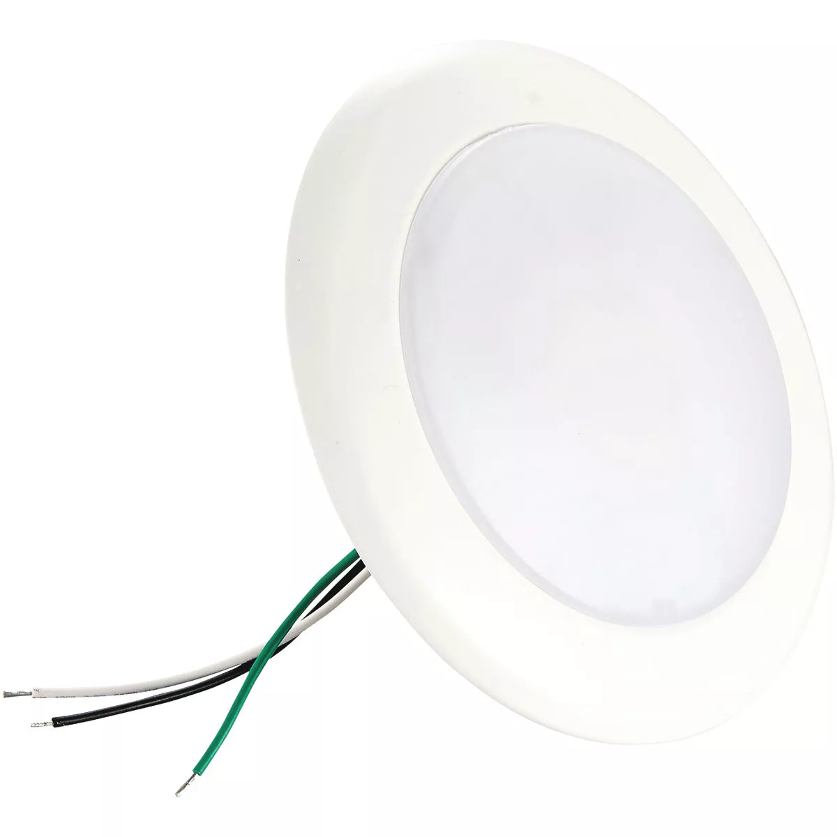 6 In. Retrofit IC Rated White LED DOB CCT Selectable Surface Mount Downlight, 1100 Lm.
