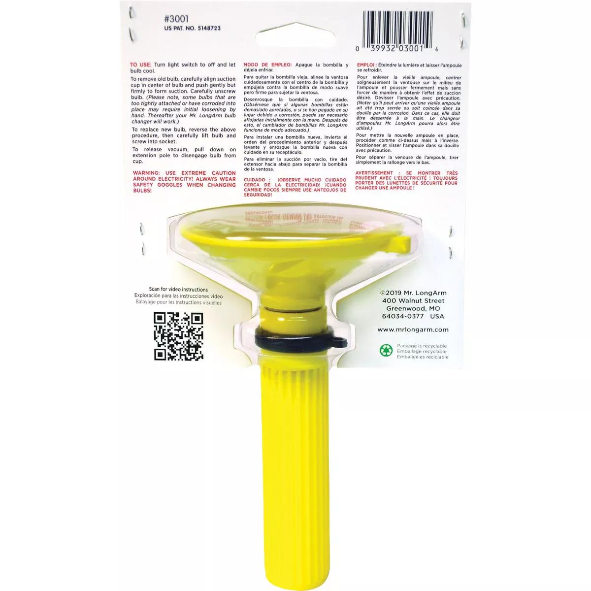 Mr Longarm PAR Flood Bulb Changer - photo 2