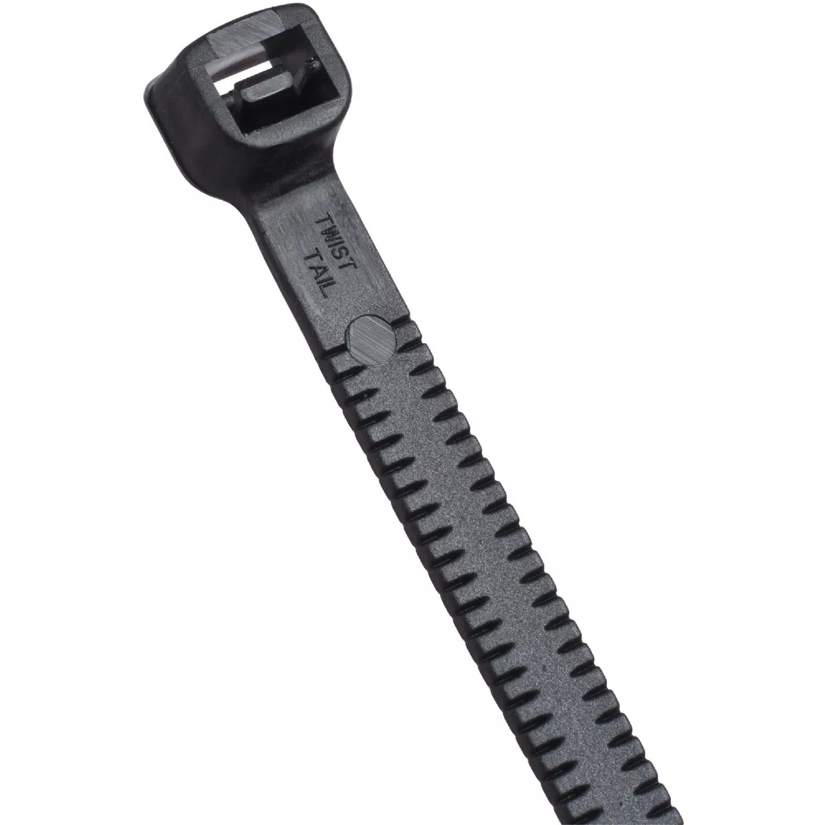 Catamount Twist Tail 7 In. x 0.187 In. Black Nylon Cable Tie (50-Pack) - photo 3