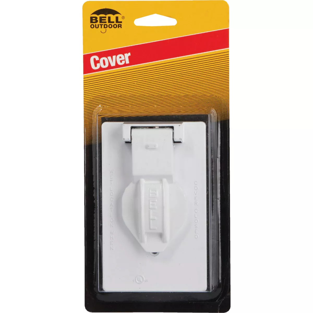 Hubbell Single Gang Vertical Corrosion Resistant Aluminum Weatherproof Electrical Cover - photo 2