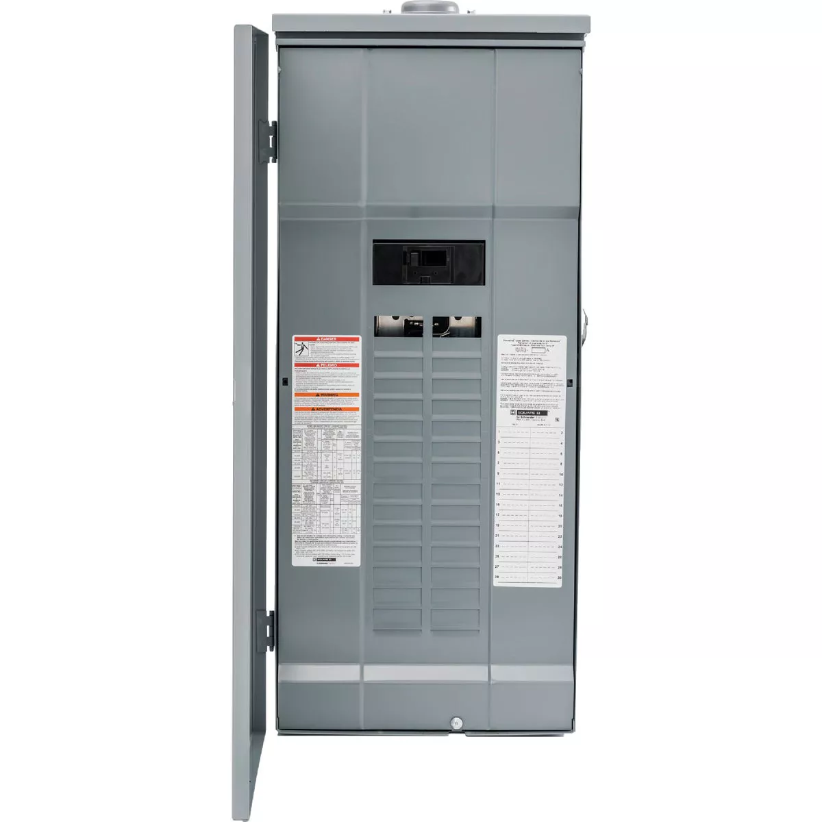 Square D Homeline 200A 30-Space 60-Circuit Raintight Main Breaker Plug-on Neutral Load Center - photo 2