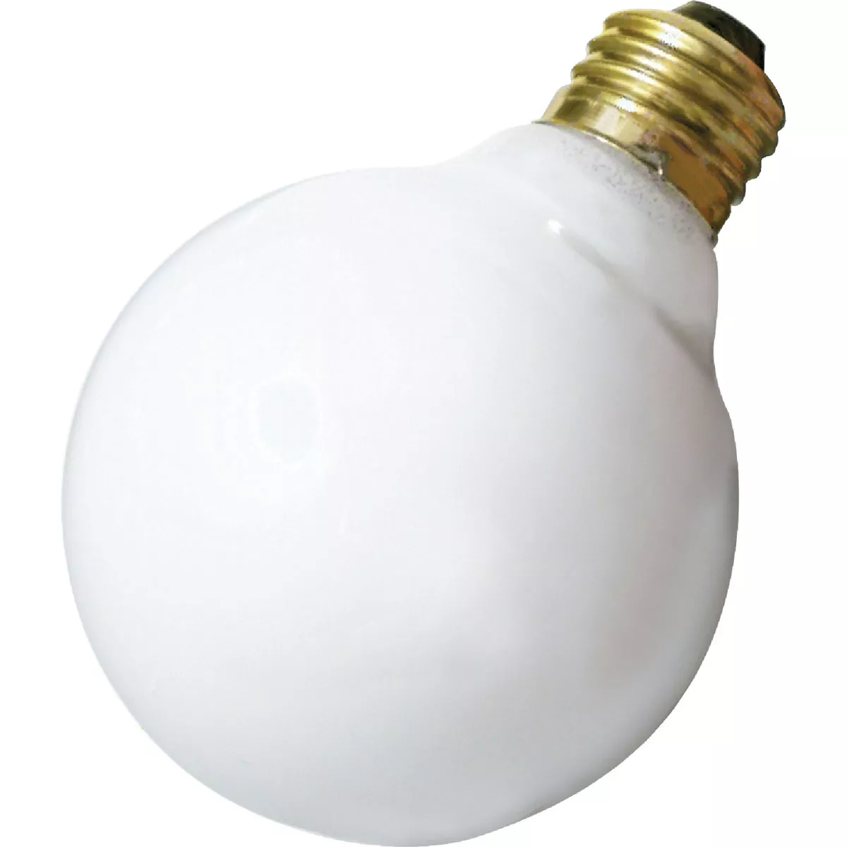 Satco 25W Frosted Soft White Medium Base G25 Incandescent Globe Light Bulb