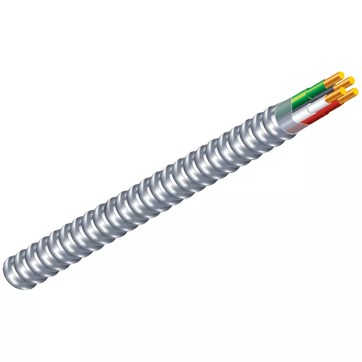 Southwire 100 Ft. 14/2 MC Armored Cable Electrical Wire - photo 3