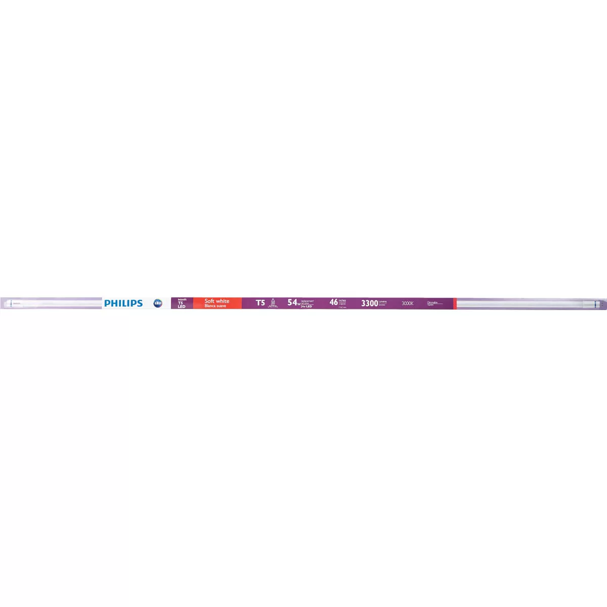 Philips InstantFit 54W Equivalent 46 In. Soft White T5 Mini Bi-Pin LED Tube - photo 2