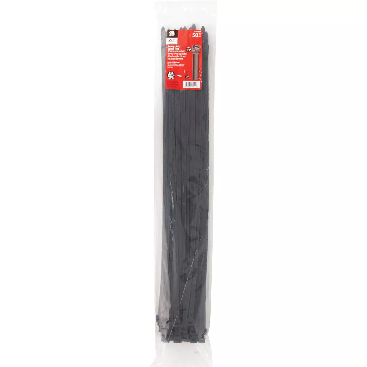 Gardner Bender 24 In. x 0.35 In. Black Nylon Ultra Violet Cable Tie (50-Pack) - photo 2