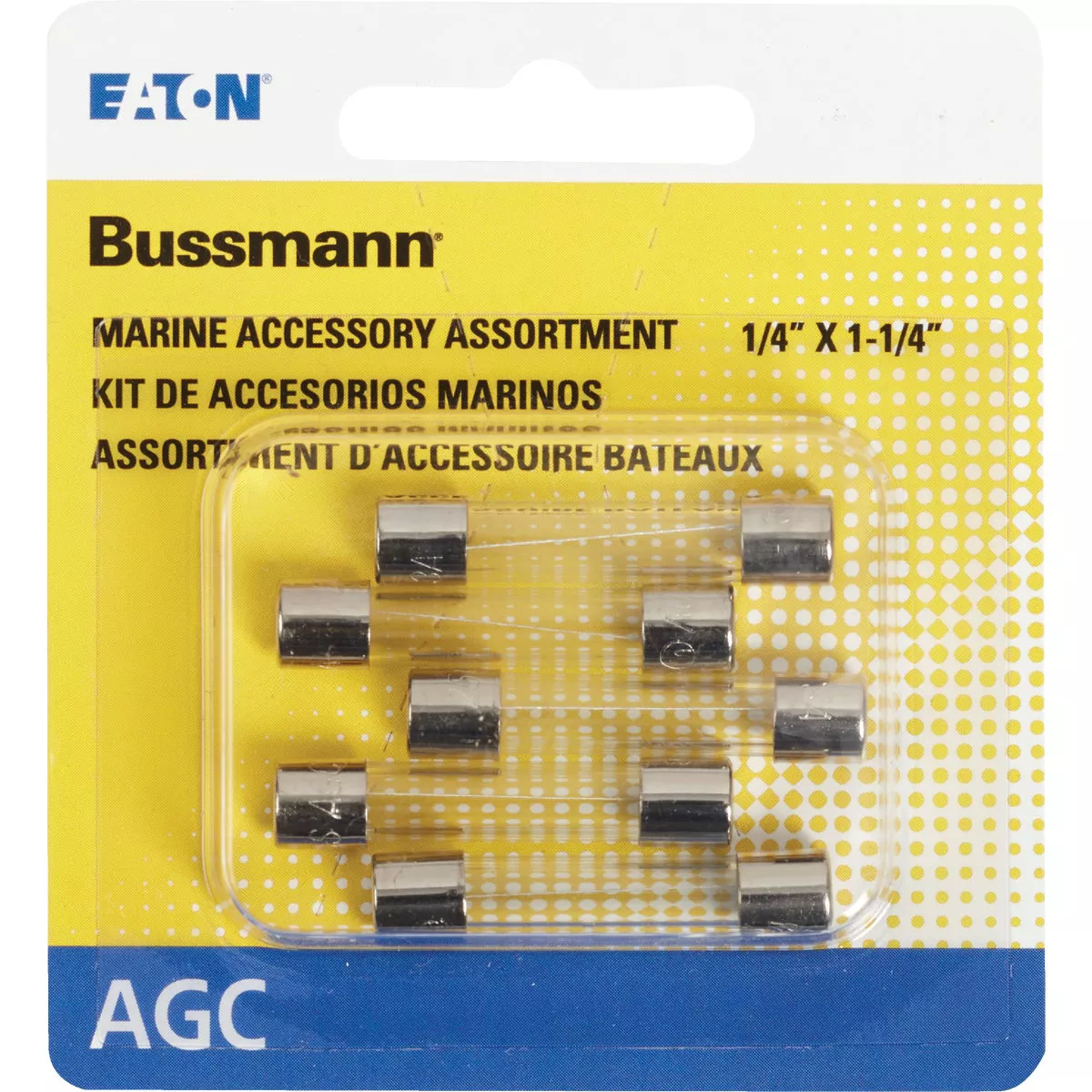 Bussmann 1A/2A/3A AGC Glass Tube Electronic Fuse (5-Pack) - photo 2