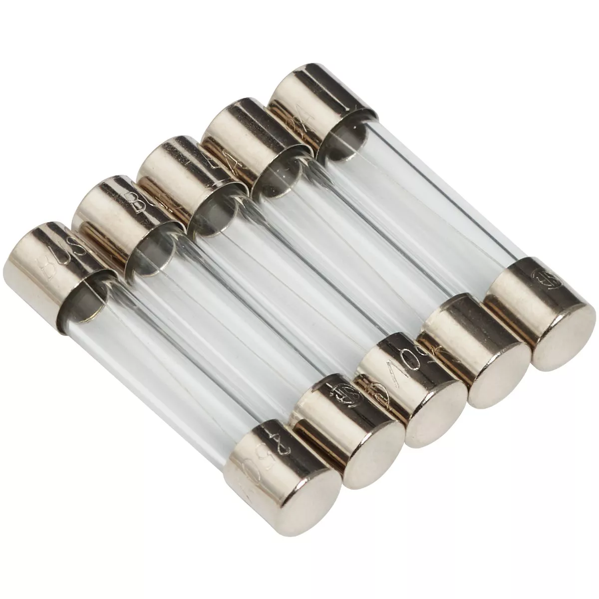 Bussmann 1A/2A/3A AGC Glass Tube Electronic Fuse (5-Pack) - photo 3