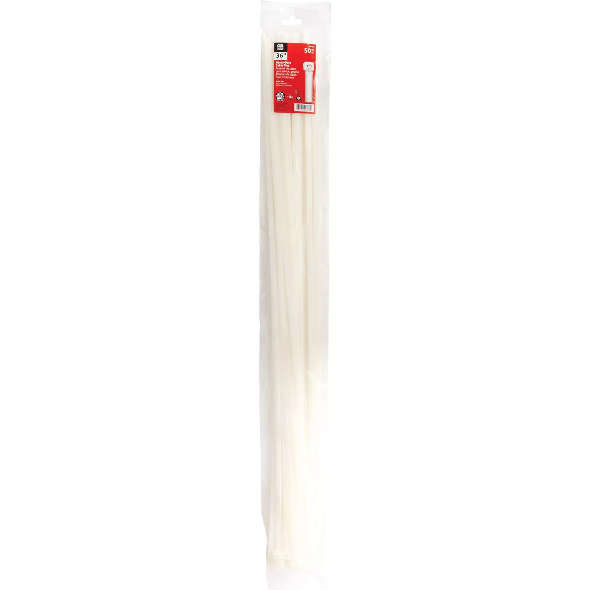 Gardner Bender 36 In. x 0.35 In. Black Nylon Ultra Violet Cable Tie (50-Pack) - photo 2