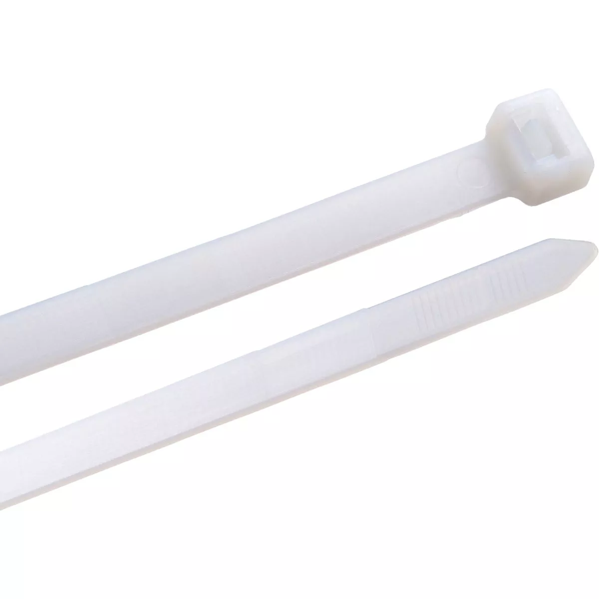 Gardner Bender DoubleLock 8 In. x 0.25 In. Natural Color Nylon Cable Tie (100-Pack)