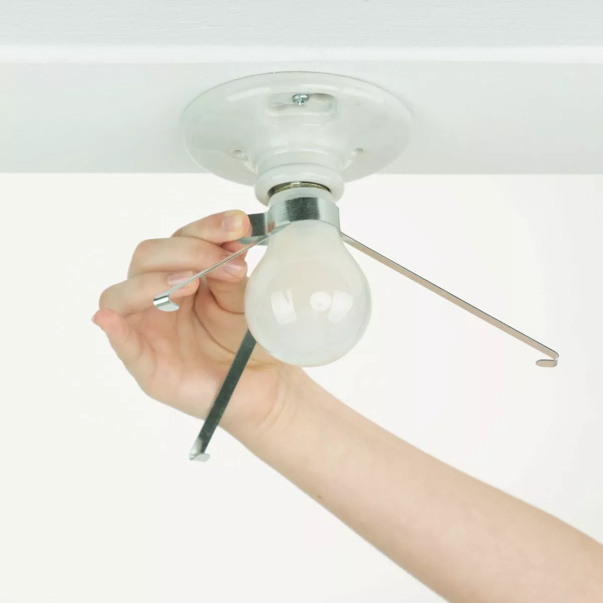 EZ Shade Matte White Clip On Light Bulb Cover - photo 5