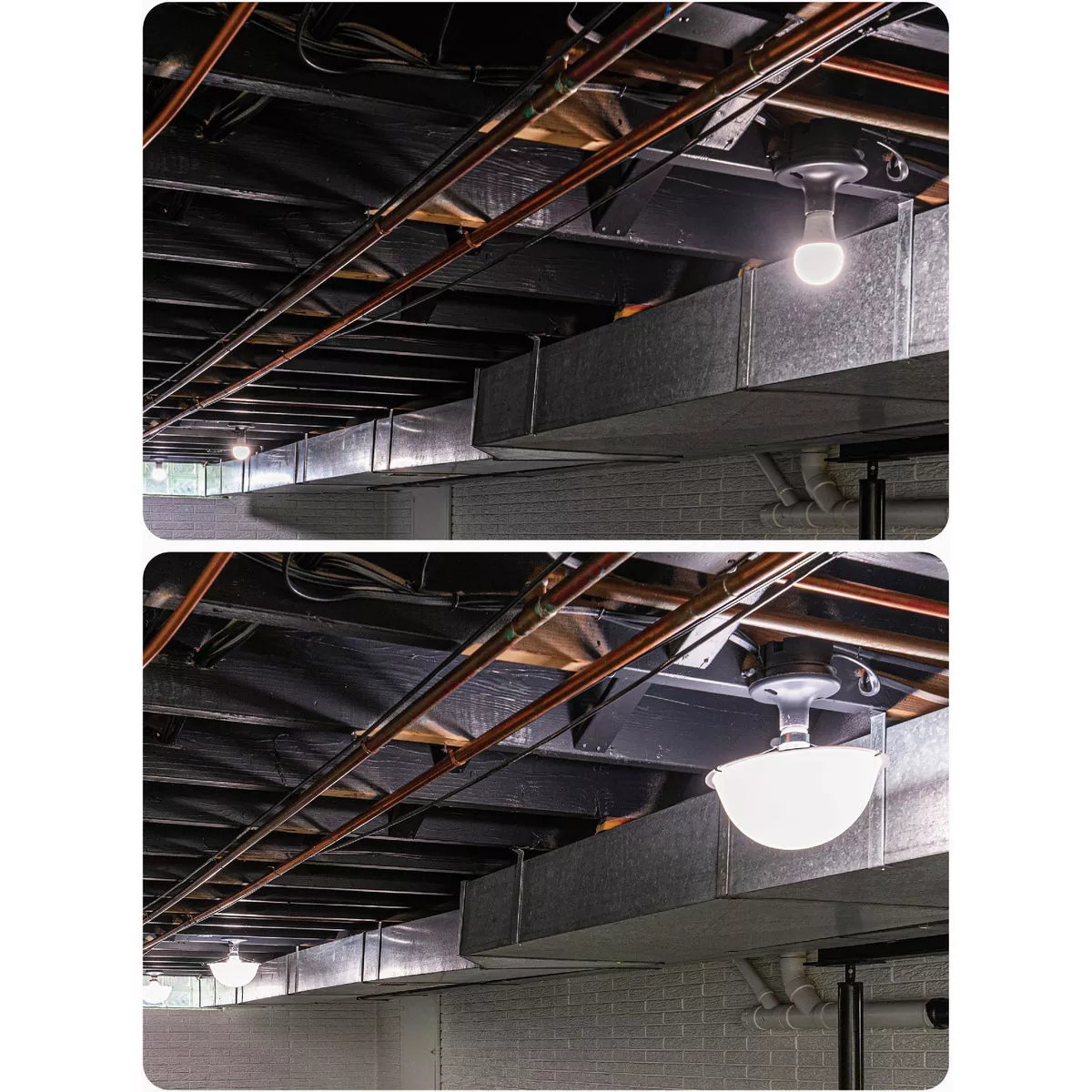 EZ Shade Matte White Clip On Light Bulb Cover - photo 7