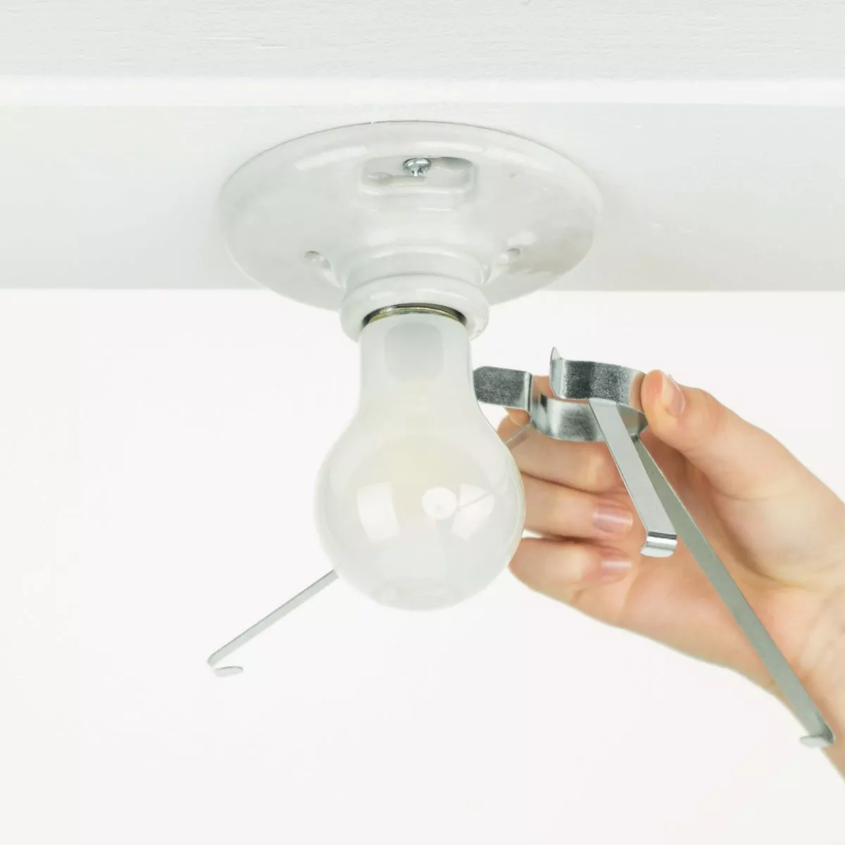 EZ Shade Matte White Clip On Light Bulb Cover - photo 3