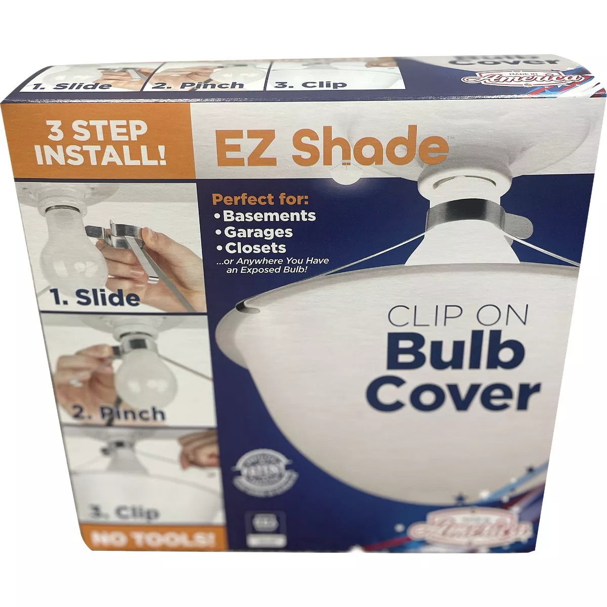 EZ Shade Matte White Clip On Light Bulb Cover - photo 2