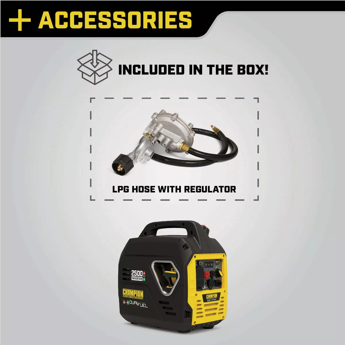 Champion 2500W Dual Fuel Recoil Ultra-Quiet Inverter Generator - photo 3