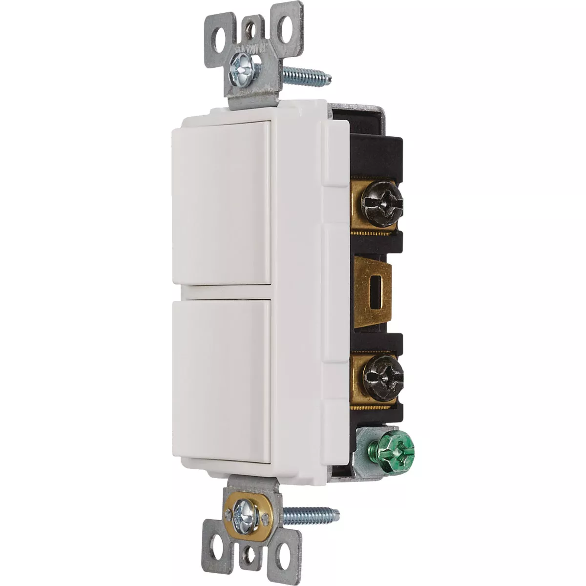 Broan-NuTone 2-Function 15A 120V White Rocker Switch for Bathroom Exhaust Fan - photo 3