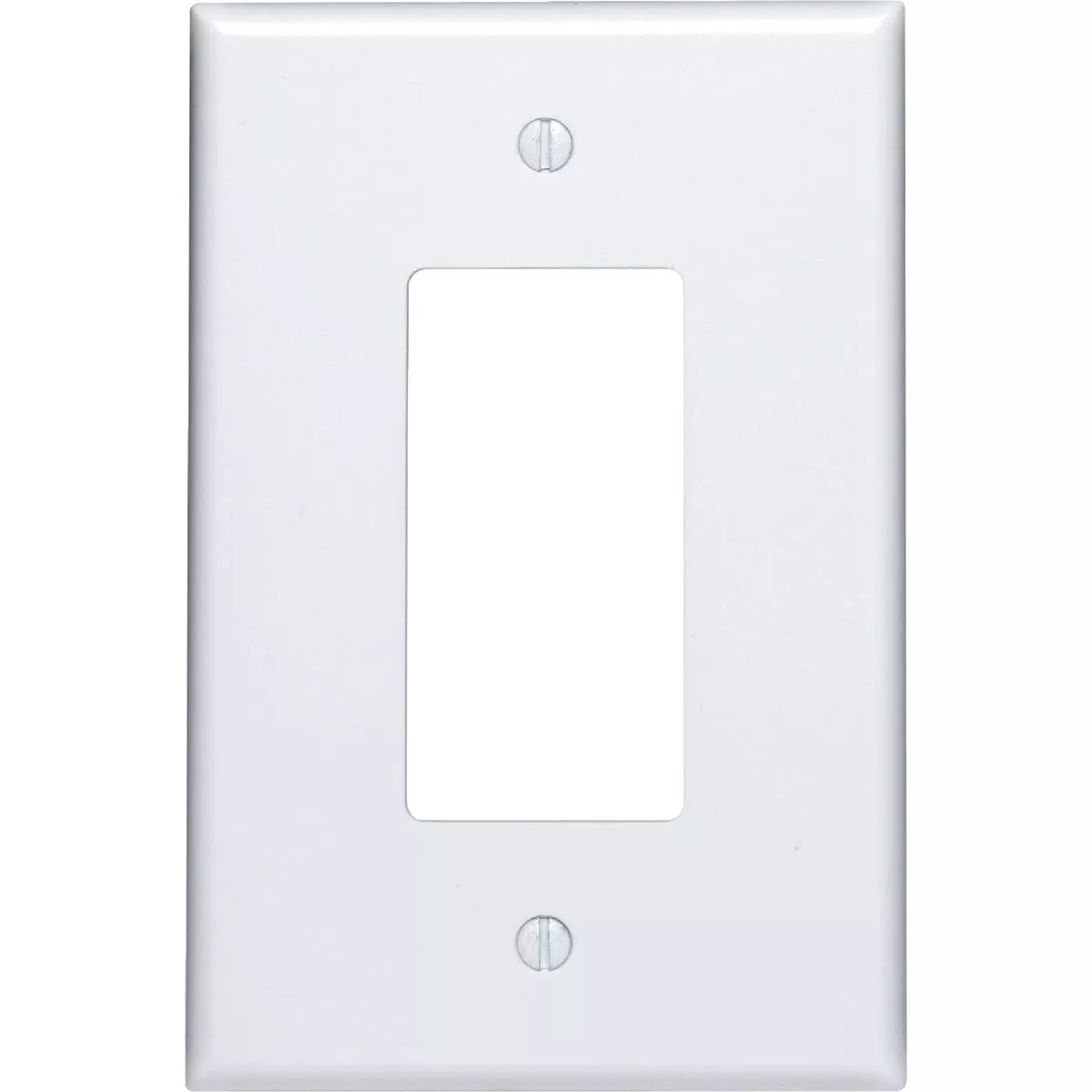 Leviton Decora 1-Gang Plastic Oversized Rocker Decorator Wall Plate, White