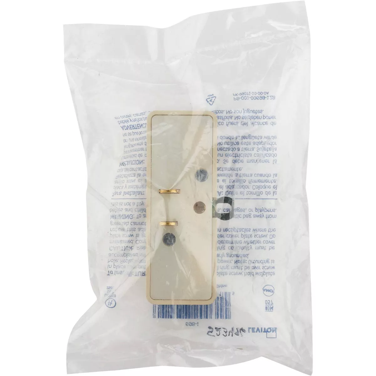 Leviton Ivory 15A 3-Outlet Tap - photo 2