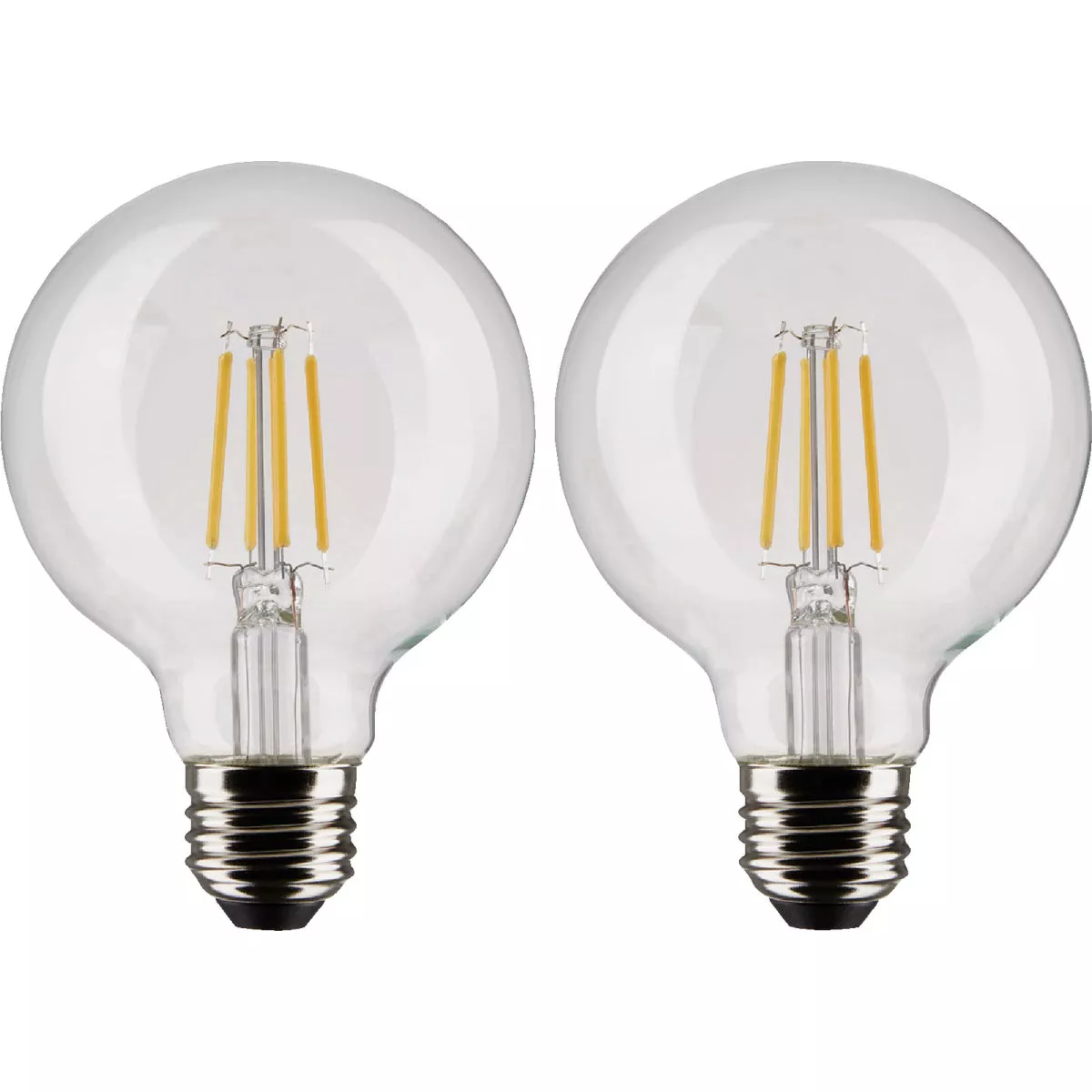 Satco Nuvo 60W Equivalent Warm White G25 Medium Clear LED Decorative Light Bulb (2-Pack) - photo 4