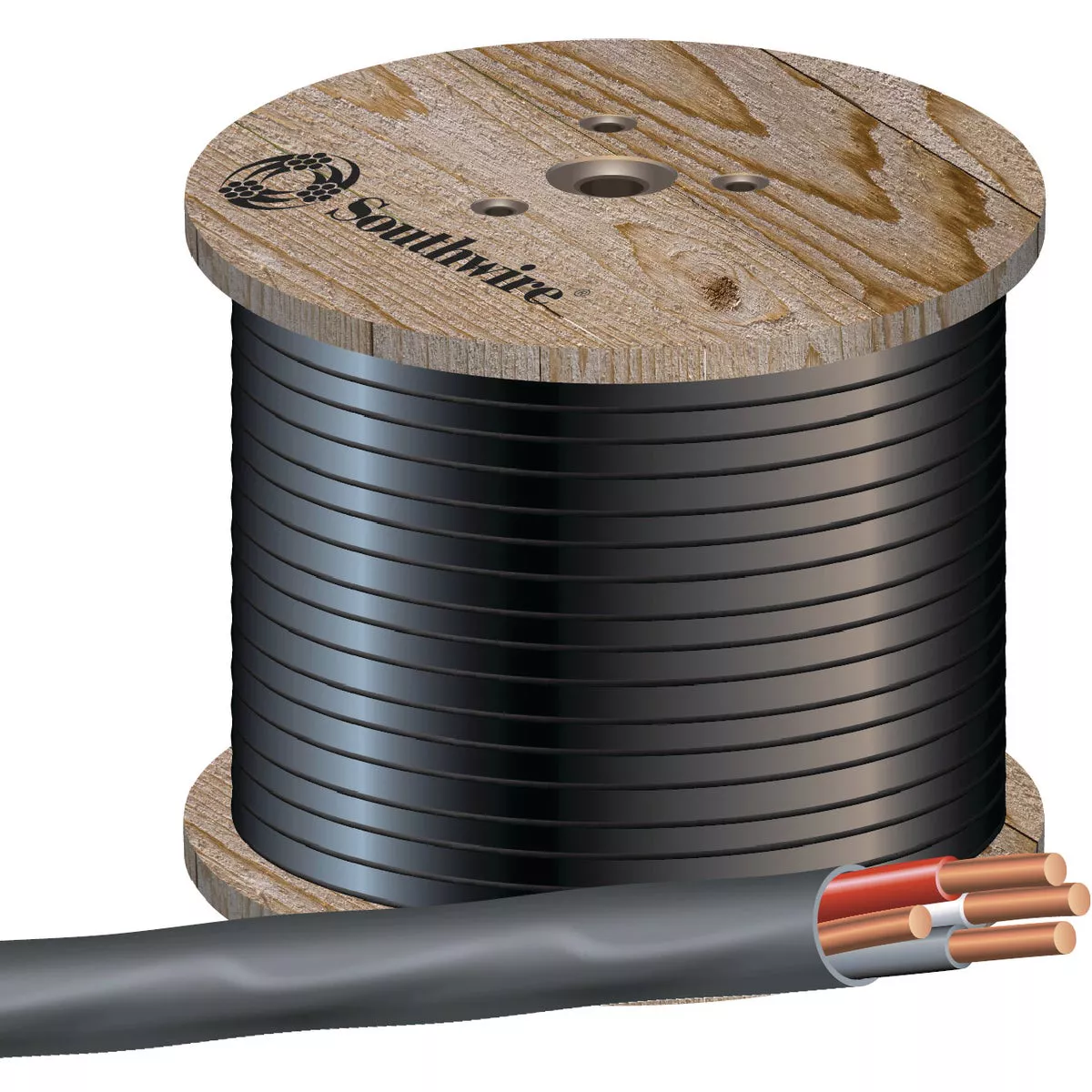 Romex 500 Ft. 6/3 Stranded Black NMW/G Electrical Wire