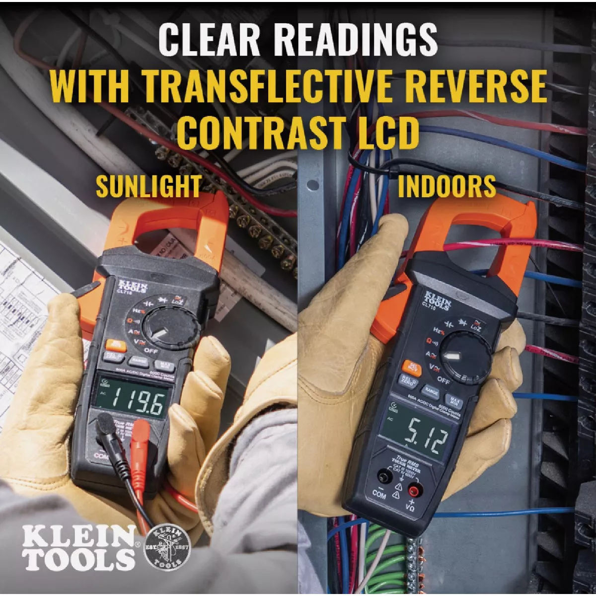 Klein 600A AC/DC Auto-Ranging Digital Pro Clamp Meter - photo 5