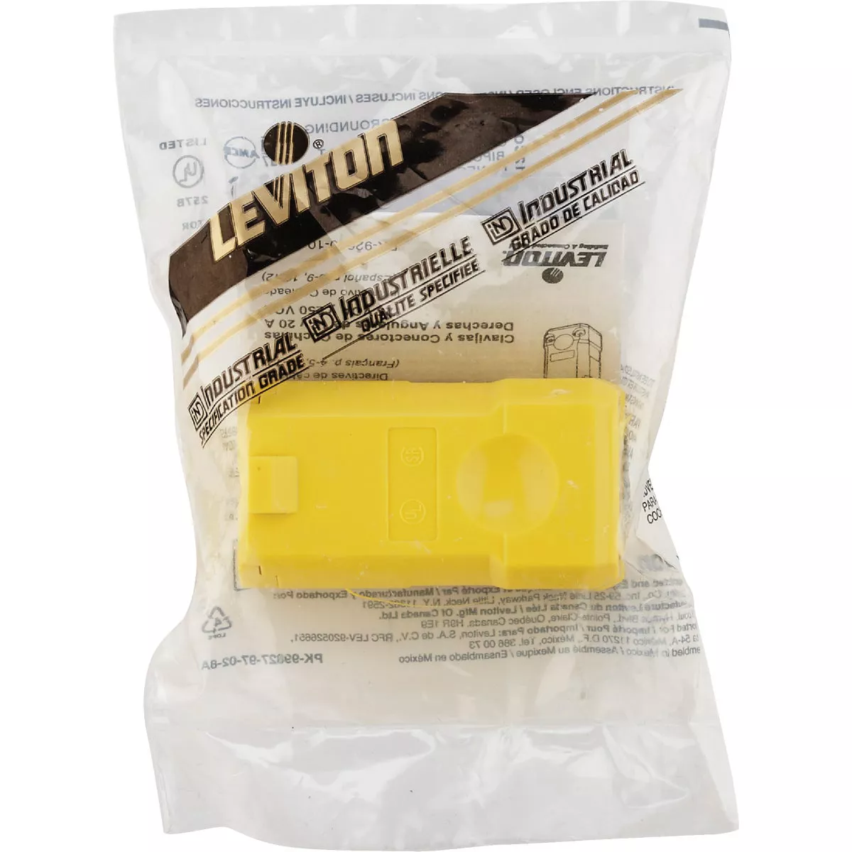 Leviton 15A 125V 3-Wire 2-Pole Python Cord Connector - photo 2