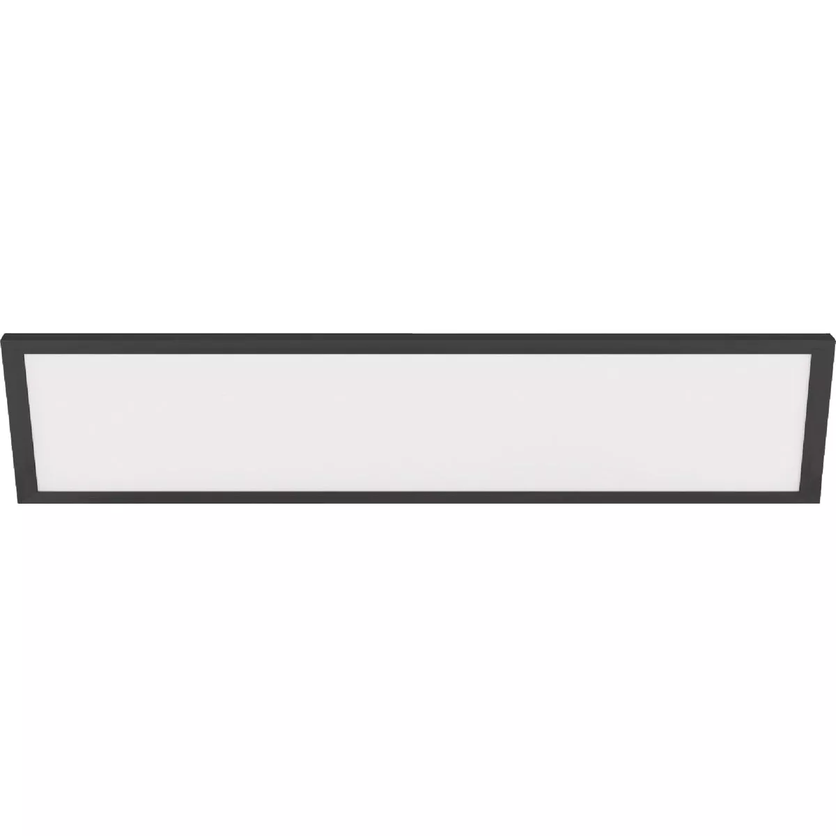 Feit Electric Edge-Lit 1 Ft. W. x 4 Ft. L. Matte Black Dimmable 6-Way LED Flush Mount Light