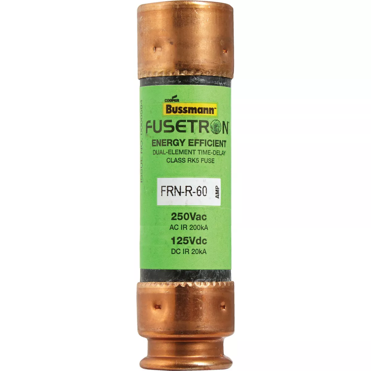 Bussmann 60A FRN-R Cartridge Heavy-Duty Time Delay Cartridge Fuse