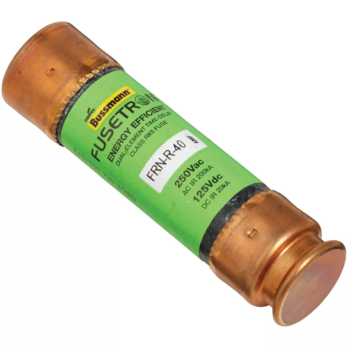 Bussmann 40A FRN-R Cartridge Heavy-Duty Time Delay Cartridge Fuse - photo 2