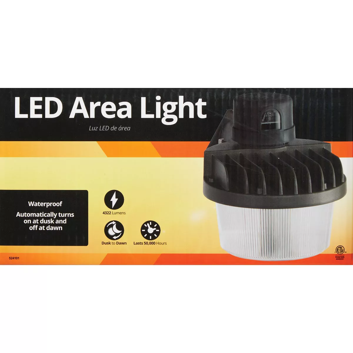 Dusk to Dawn LED Outdoor Area Light, 4322 Lm. - photo 2