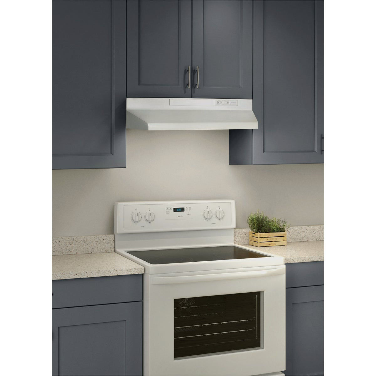 Broan F40000 Series 30 In. Convertible White Range Hood