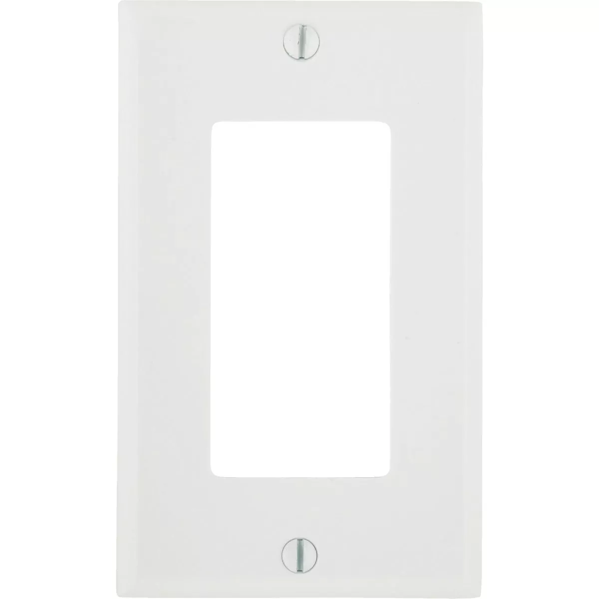 Leviton Decora 1-Gang Smooth Plastic Rocker Decorator Wall Plate, White