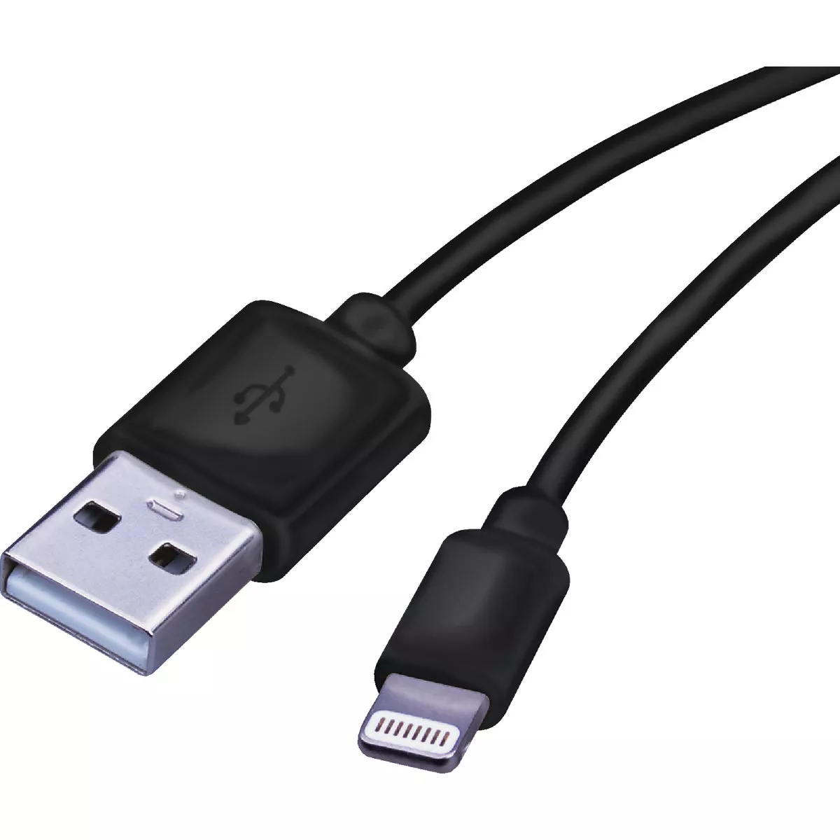 Blue Jet 6 Ft. Black Lightning to Type-A USB Charging & Sync Cable