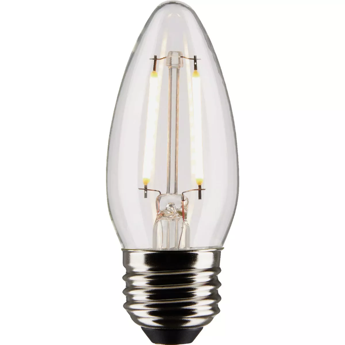 Satco 25W Equivalent Warm White B11 Medium Traditional LED Decorative Light Bulb (2-Pack) - photo 3