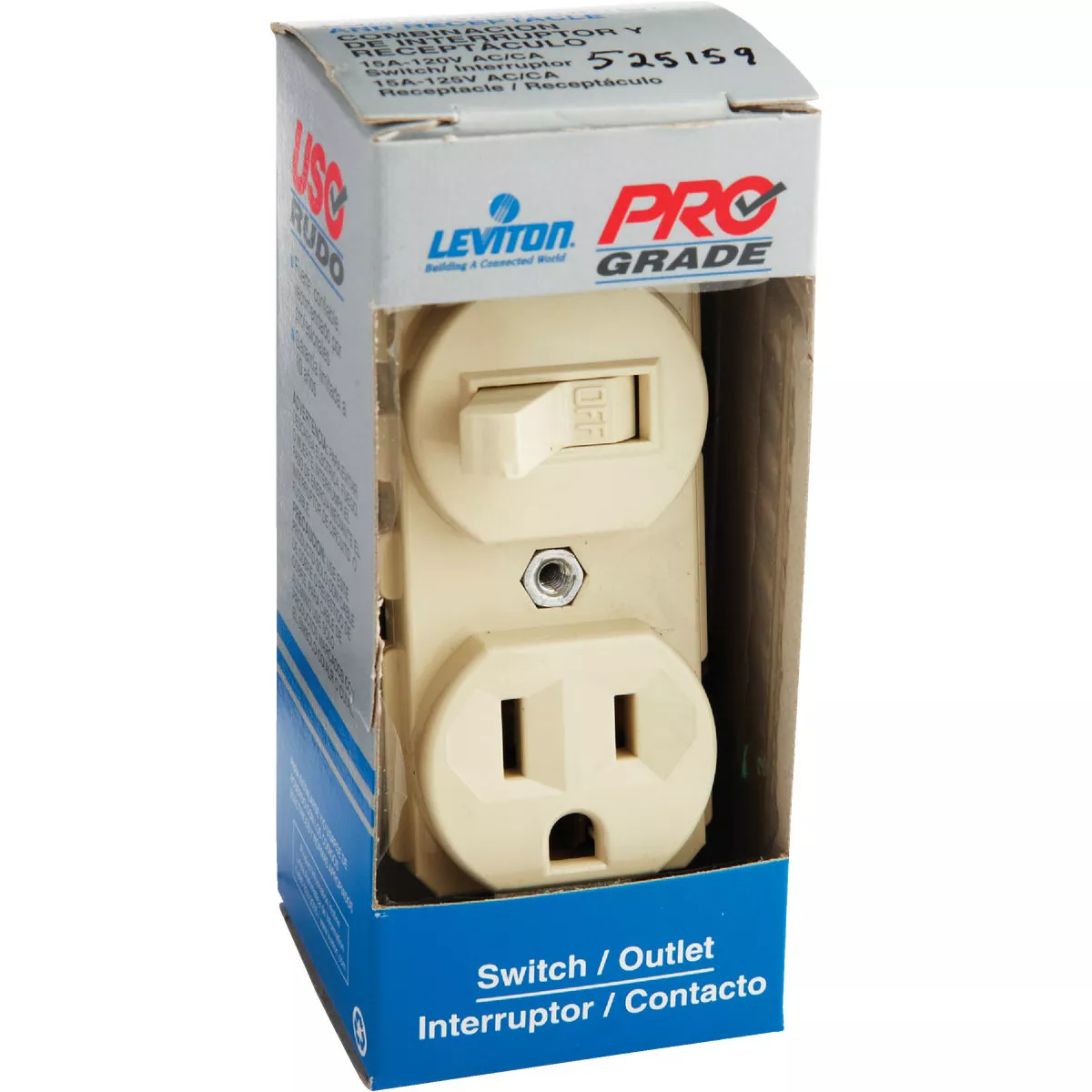 Leviton Ivory 15A Heavy-Duty Switch & Outlet - photo 2