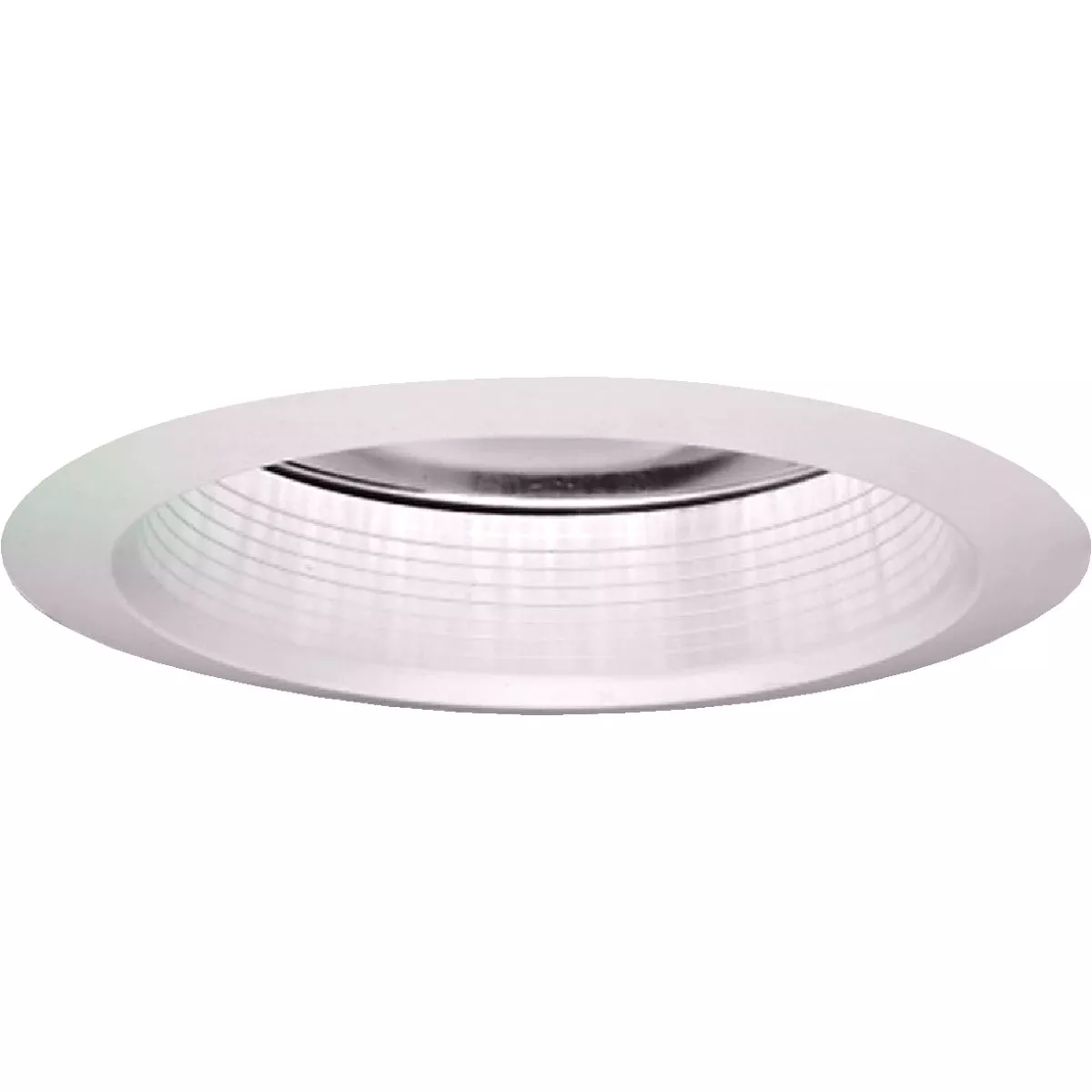 Halo Air-Tite 6 In. White Baffle w/Clear Reflector Recessed Fixture Trim