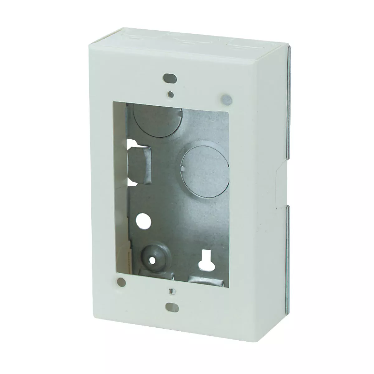 Wiremold Ivory Steel 1-3/8 In. Outlet Box
