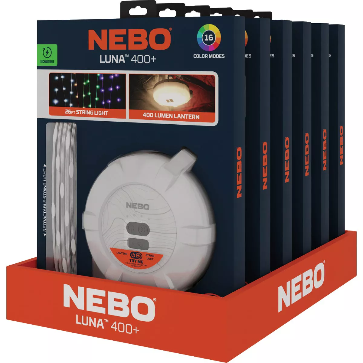 Nebo LUNA 400 Lm. LED Lantern & Color String Light - photo 2