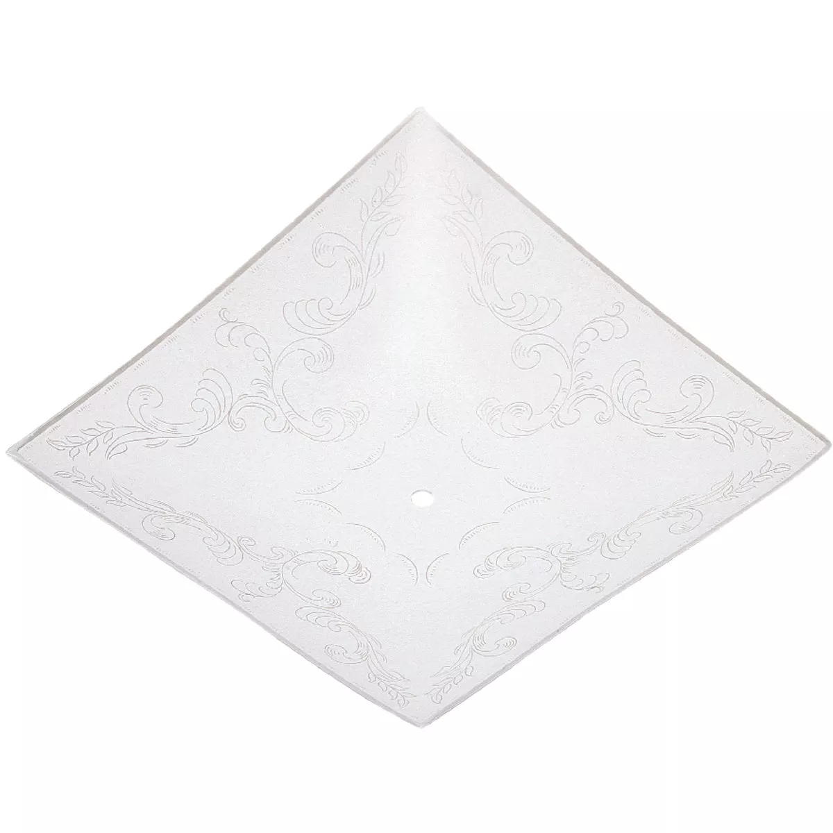 Westinghouse 12 In. White Square Floral Design Ceiling Diffuser