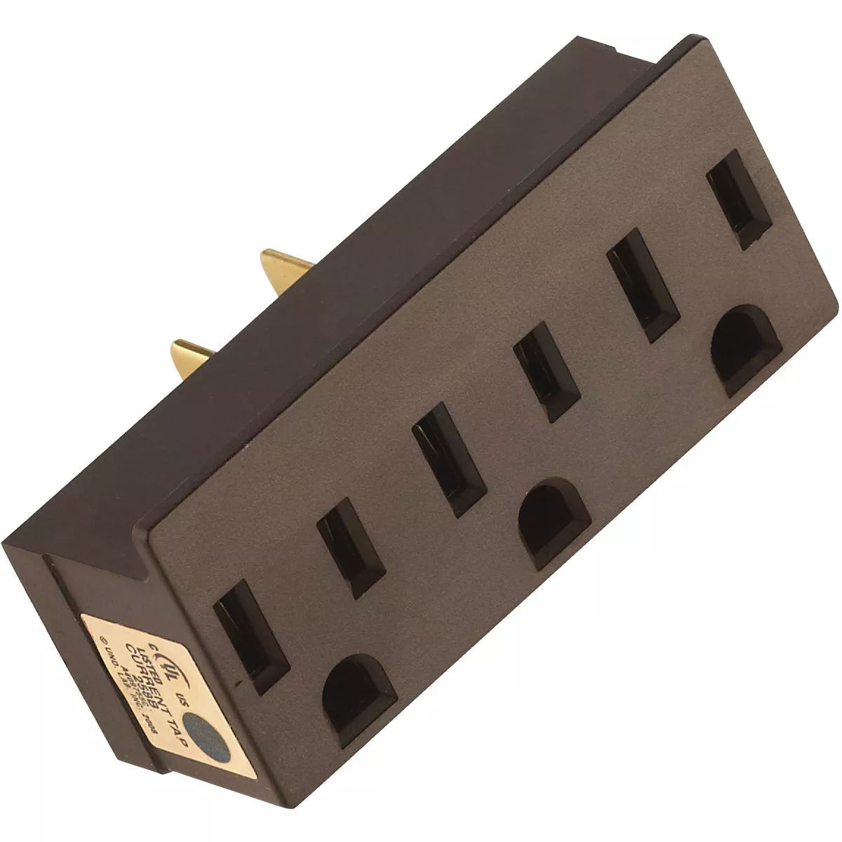 Leviton Brown 15A 3-Outlet Tap - photo 2