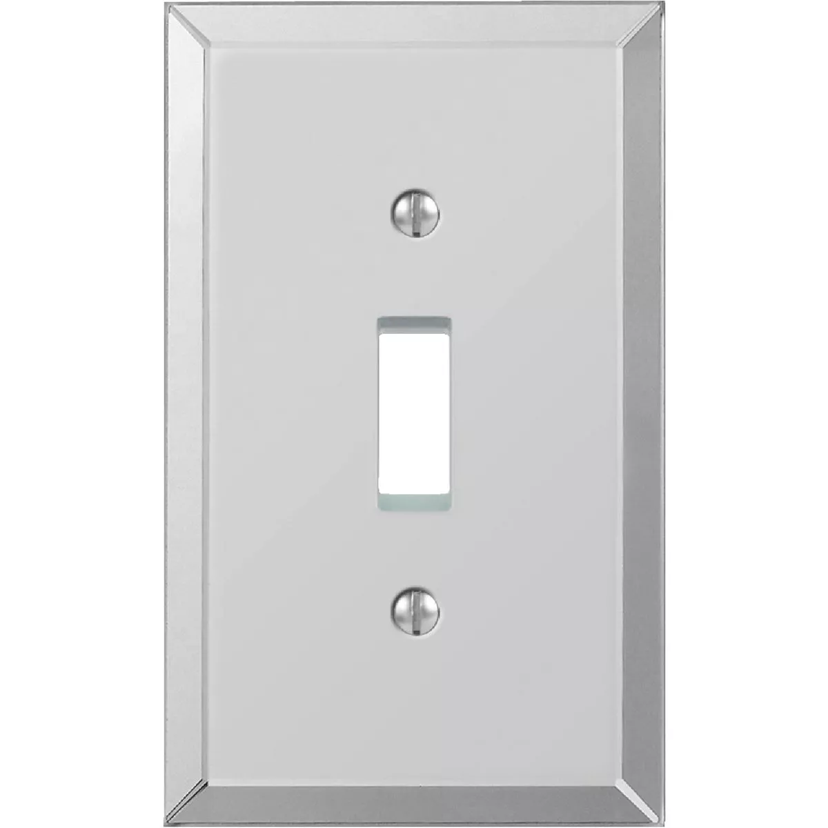 Amerelle 1-Gang Acrylic Beveled Mirror Toggle Switch Wall Plate