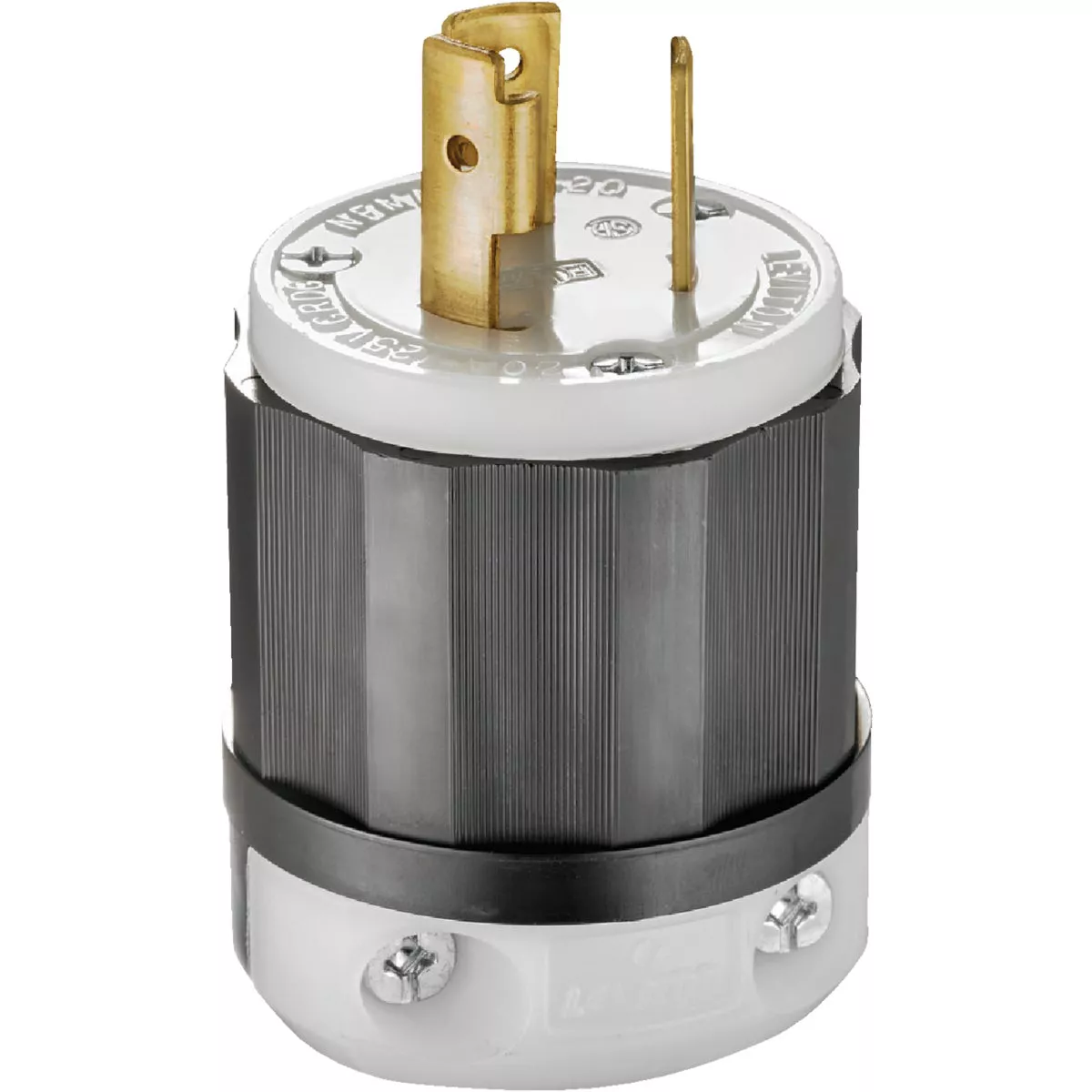 Leviton 20A 125V 3-Wire 2-Pole Industrial Grade L5-20P Locking Cord Plug - photo 2