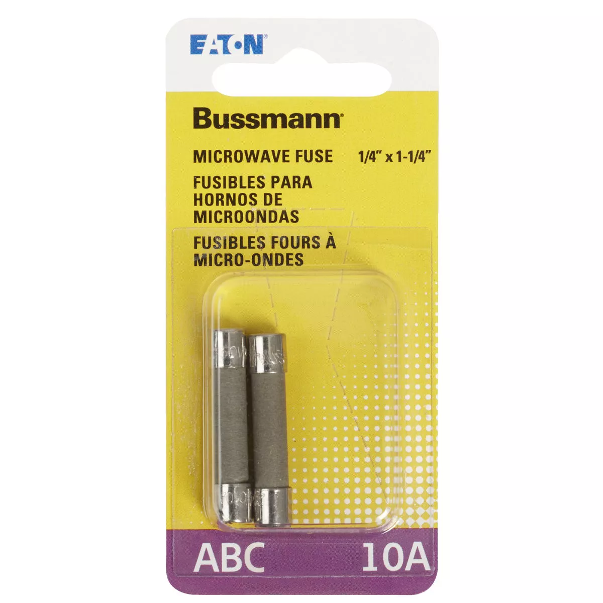 Bussmann 10A ABC Ceramic Tube Electronic Fuse (2-Pack) - photo 2