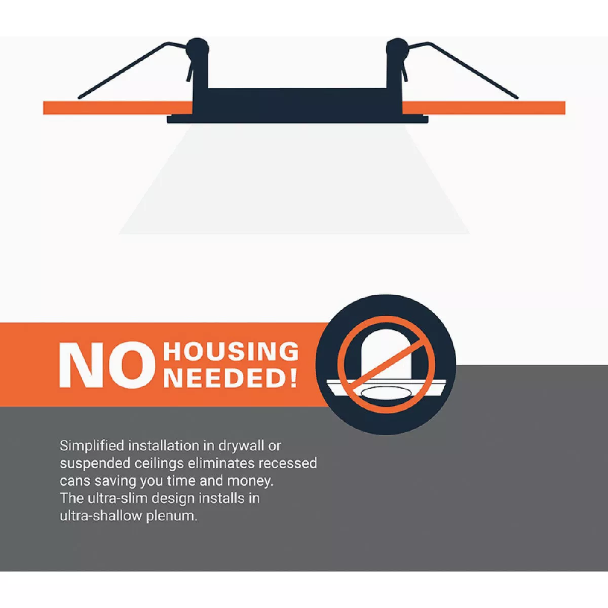 Halo 6 In. Retrofit Selectable Color Temperature Ultra Thin LED Recessed Light Kit, 1100 Lm. - photo 7