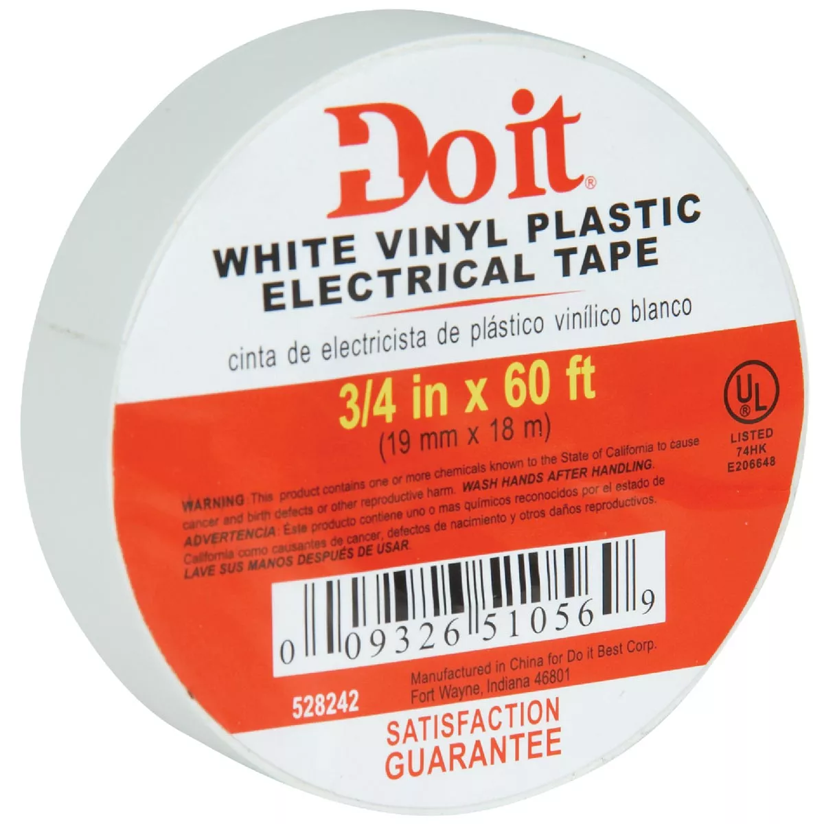Do it General Purpose 3/4 In. x 60 Ft. White Electrical Tape - photo 2