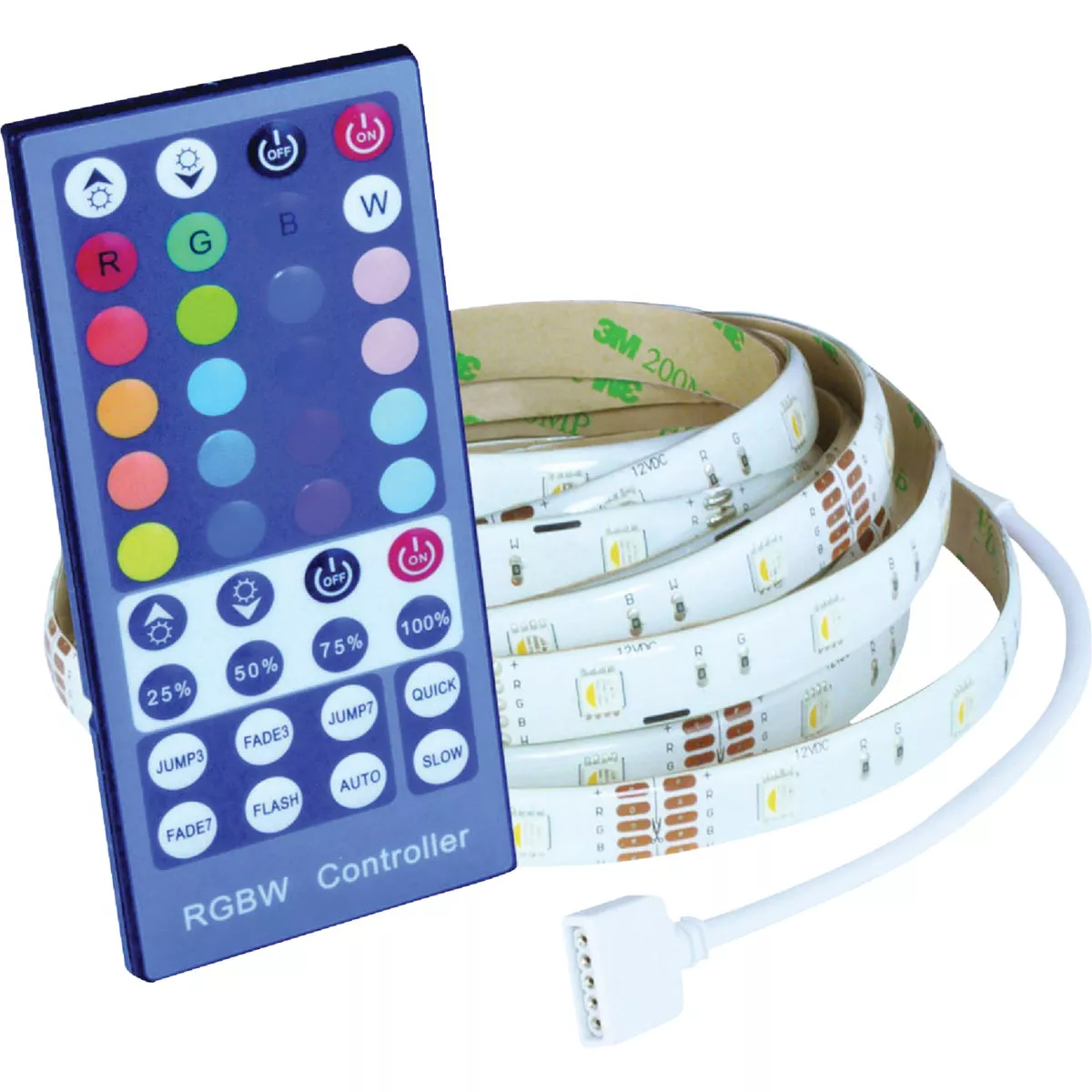Good Earth Lighting 6 Ft. L. Plug-In Color Changing LED Under Cabinet Tape Light with Remote Control - photo 5